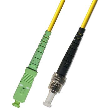 P-SM9-S3Y-SCA-STU-xx Fiberworks AS  Patch SM SPX SC/APC-ST/UPC xx m 9/OS2 G.657.A2 &#248;2mm Yellow
